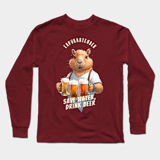 Capybartender Long Sleeve T-Shirt